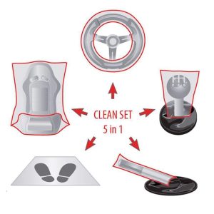 Car finish clean set 5in1