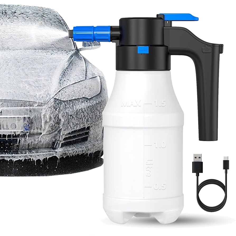 Cordless foam cannon