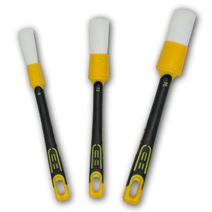 Soft interior detailing brushes