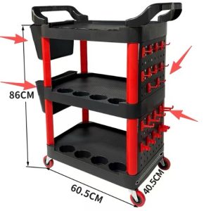 Heavy duty detailing trolley